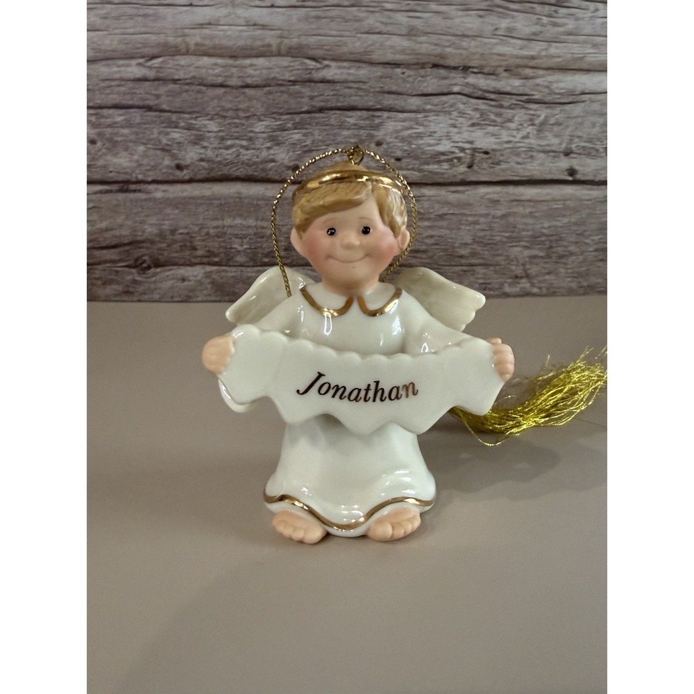 "Jonathan" An Angel All My Own -Christmas Ornament Lenox with Original Box